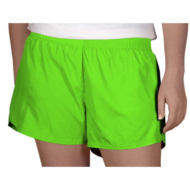 Steph Shorts in Solid Neon Green